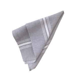 Grey Bistro Chambray Napkins