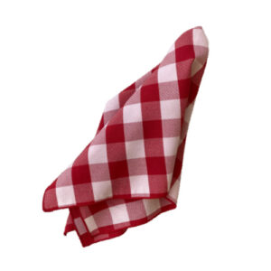 Gingham Red Napkins