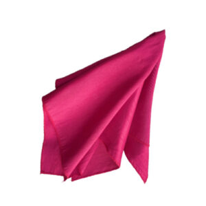 Crimson Faux Silk Napkins
