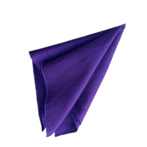 Eggplant Faux Silk Napkins