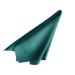 Hunter Green Faux Silk Napkins