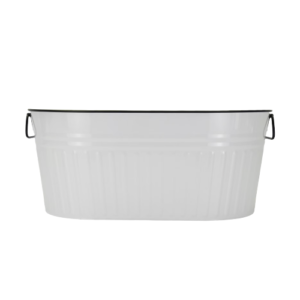 Oval Ice Tub (White/Black Trim)