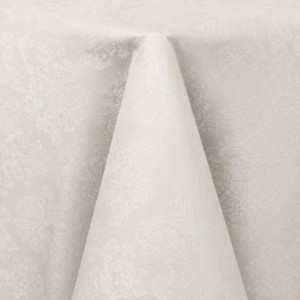 120" Round Linen - Ivory Kensington