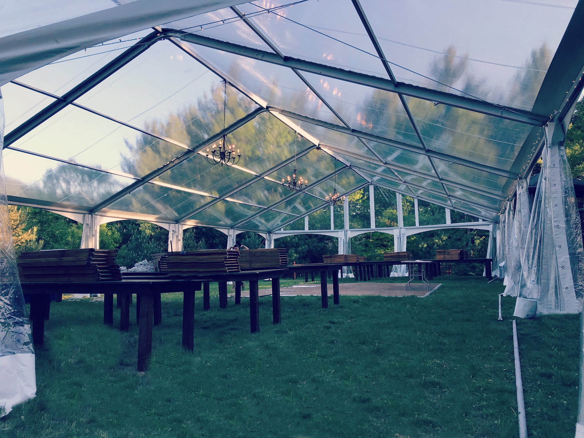 CLEAR Frame Tent - 40' X 75' | A&B Event + Tent Rental