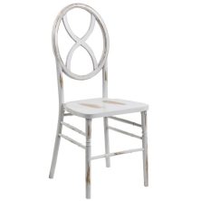 White-Wash Sandglass Chair