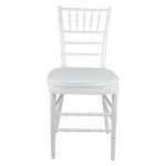 Chiavari Ballroom Chair - White | A&B Party & Tent Rental