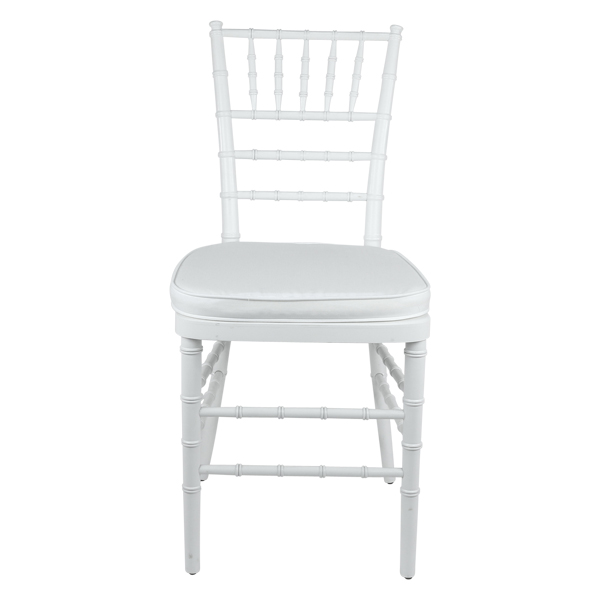 Chiavari Ballroom Chair - White | A&B Party & Tent Rental