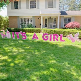 its a girl lawn sign